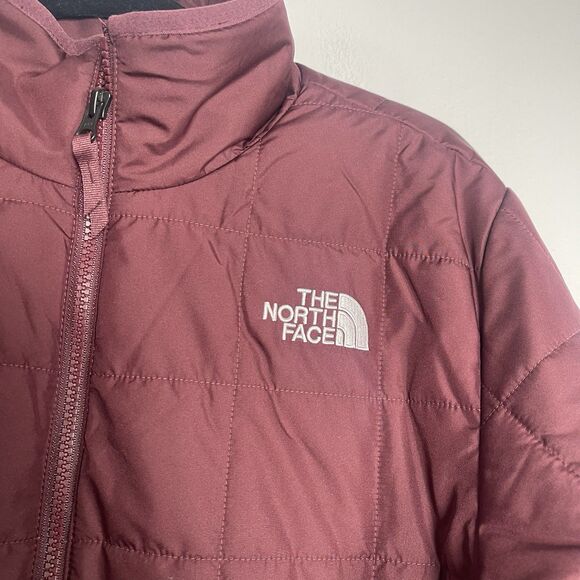 THE NORTH FACE Men's Junction Insulated Jacket Small Maroon NEW Outdoors Nature - Picture 3 of 9